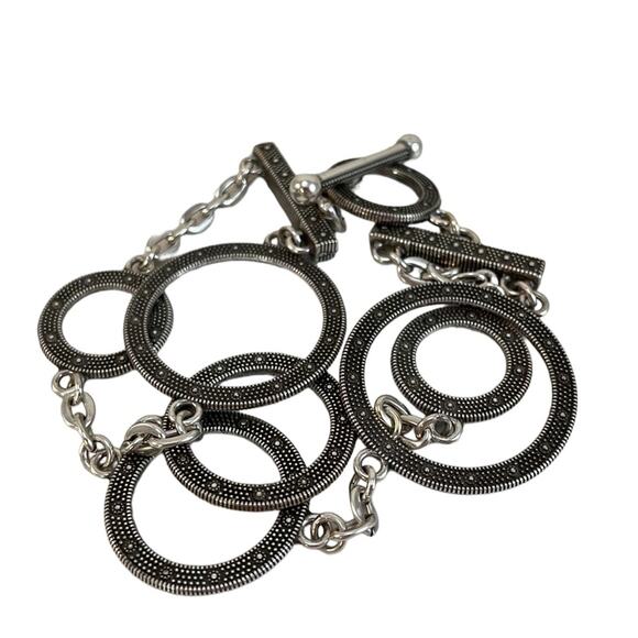 Brighton Townsend Hoop Double chain Bracelet - Picture 2 of 7